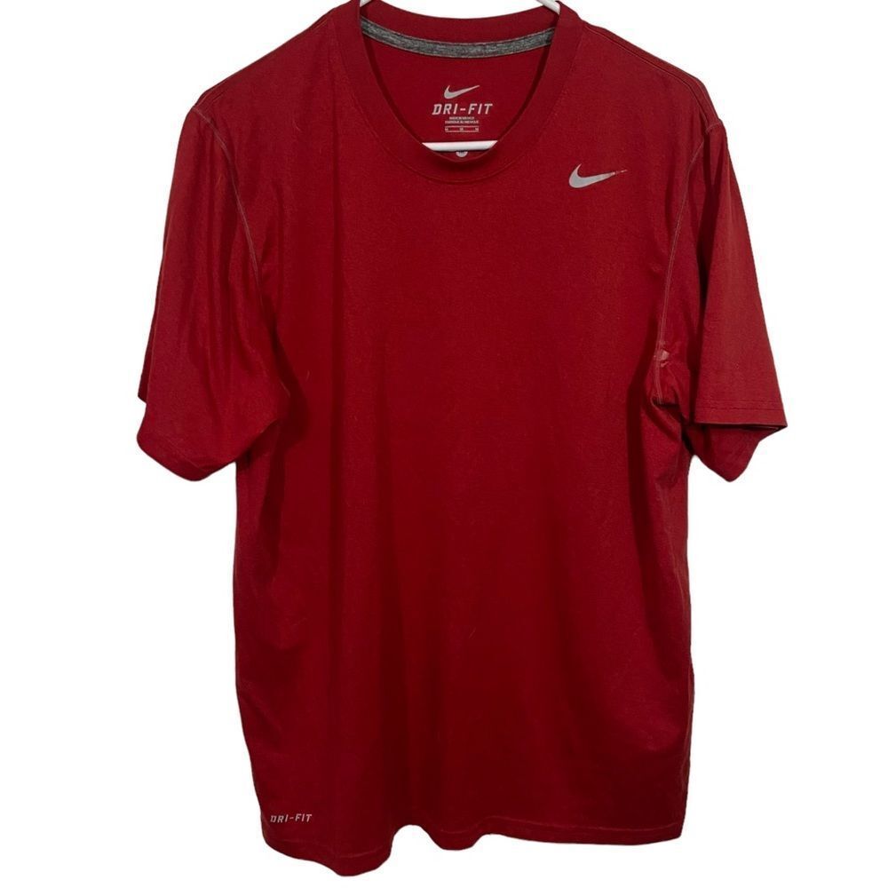 Nike Dri-Fit Red Short Sleeve Athletic T-Shirt